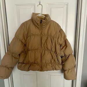 Jordan Women's oversized puffer jacket, size S, NWT